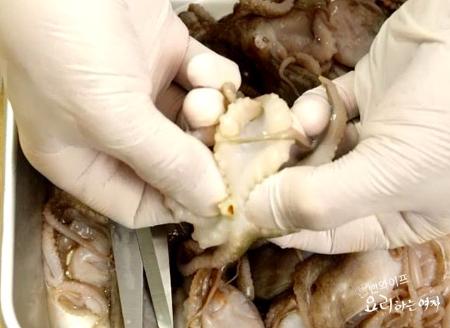 Clean the webfoot octopus — step photo 2