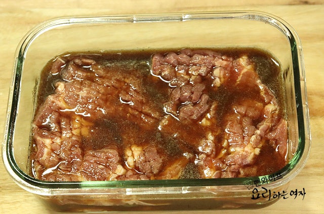 Marinate the meat — step photo 1