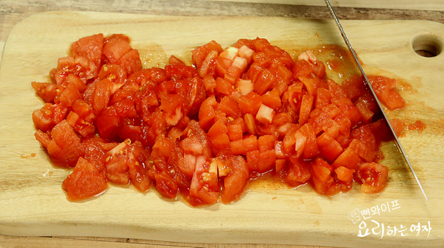 Prep the tomatoes — step photo 2