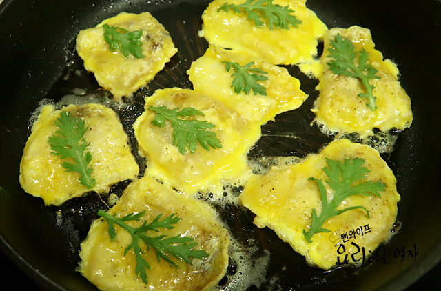 Coat in egg wash and pan-fry — step photo 1