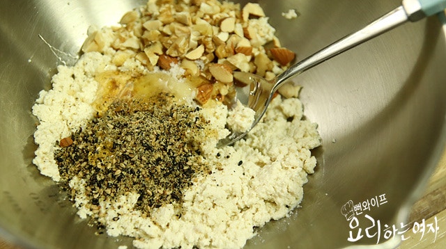 豆腐ごまソース作り — 手順の写真 1