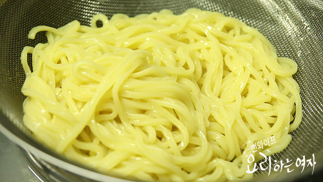 麺の湯通し — 手順の写真 3
