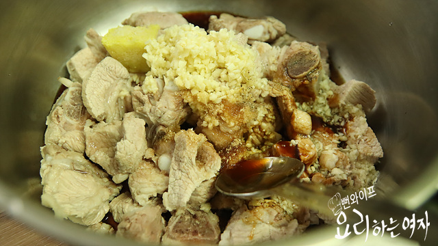 Season the pork ribs — step photo 1