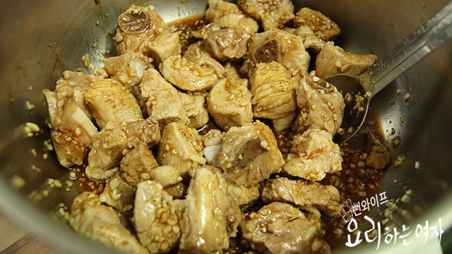 Season the pork ribs — step photo 2