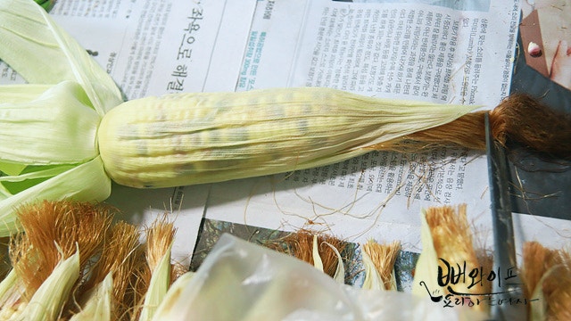 Prepare the corn — step photo 1