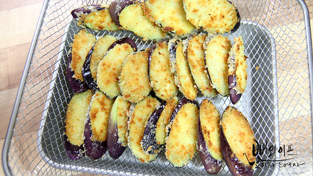 Fry the eggplant — step photo