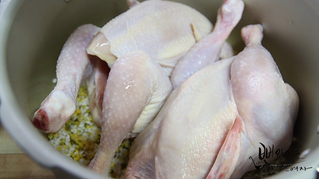 Make the chicken baeksuk — step photo 2