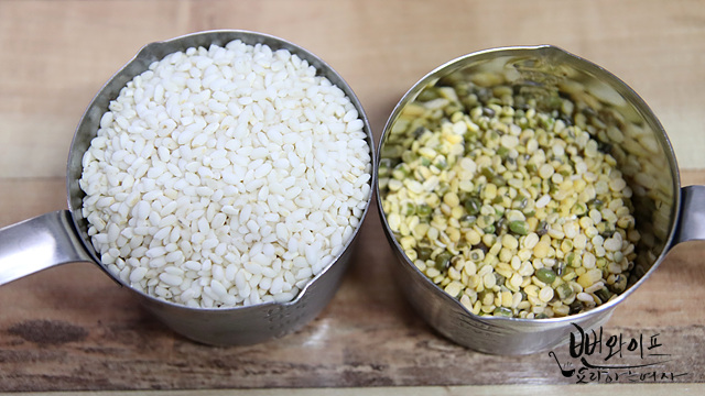 Cook the glutinous rice — step photo