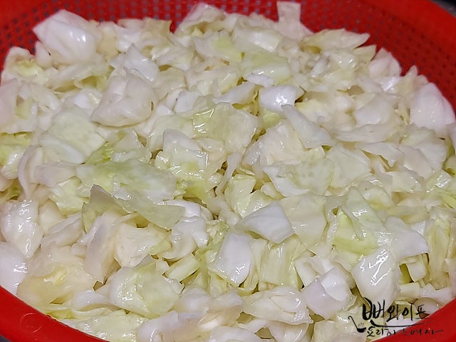 Salt the cabbage — step photo 2