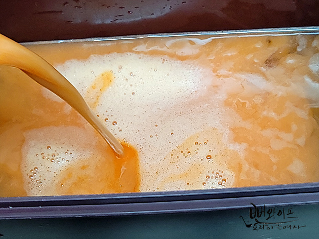 Make the kimchi broth — step photo