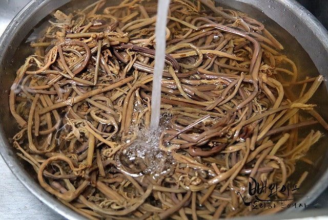 How to soak and boil dried bracken fern — step photo 2