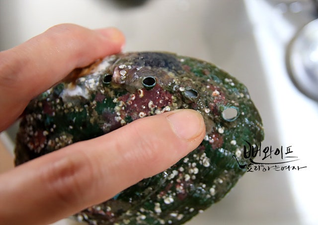 Clean the abalone — step photo 1