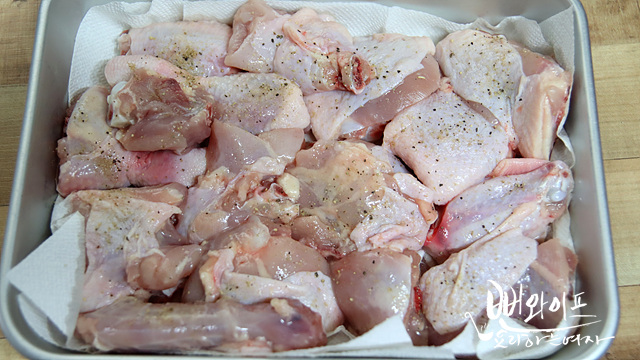 鶏肉の下処理と下味つけ — 手順の写真 1