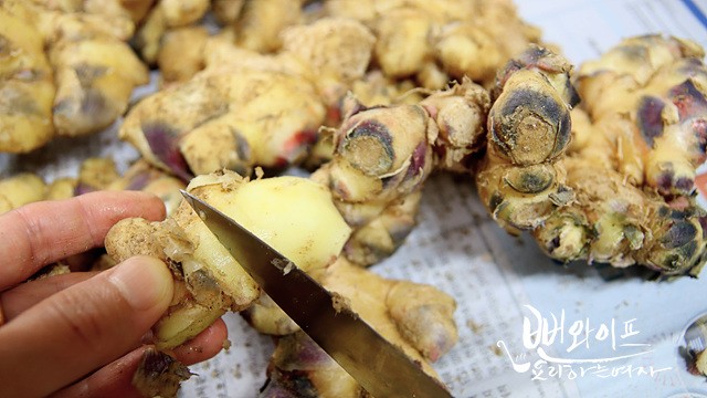 Prepare the ginger — step photo 2
