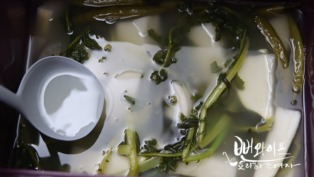 Pour the broth and ferment — step photo 2