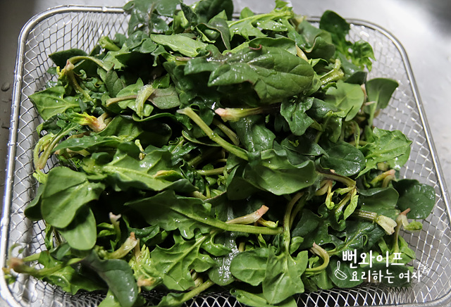 Trim and wash the spinach — step photo 2