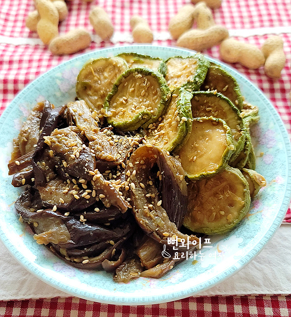 Geon Gaji Namul Bokkeum, Geon Hobak Namul Bokkeum — finished dish