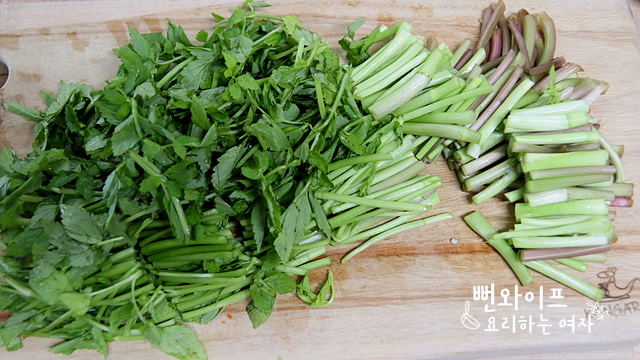 Cut the ingredients — step photo