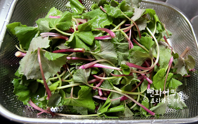 Trim and wash the butterbur — step photo 2