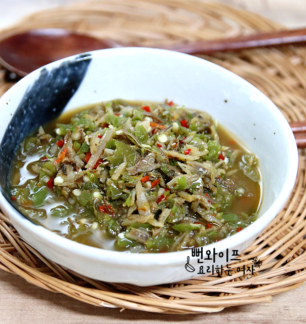 Spicy Savory Gochu Jangmul (Simmered Chili Pepper Relish) — finished dish