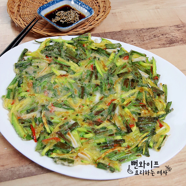Crispy Hobak Jeon (Pan Fried Zucchini) — finished dish