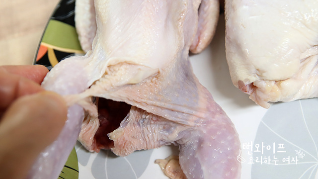 Clean the chickens — step photo