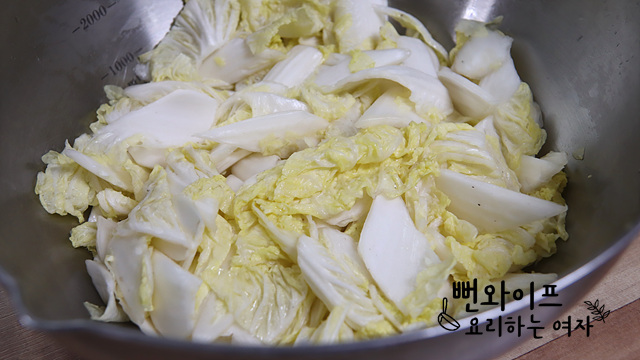 Salt the cabbage — step photo