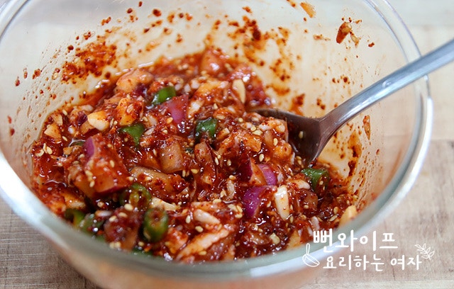 Make seasoned salted fermented shrimp — step photo 2