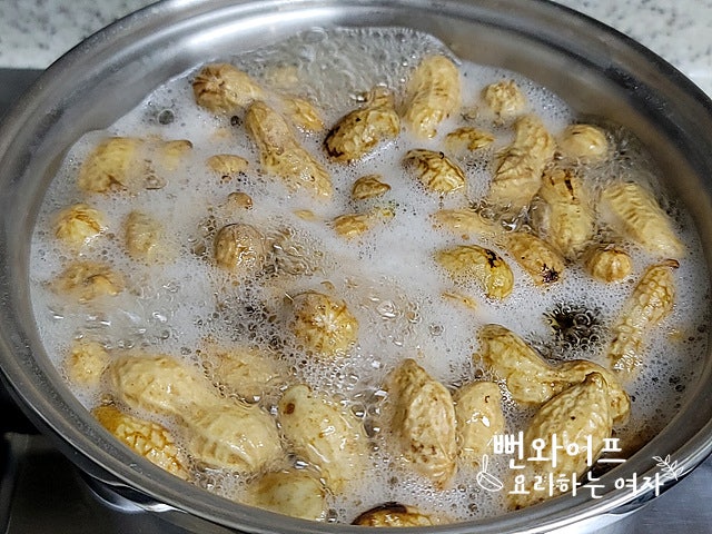 How to boil the peanuts — step photo 3